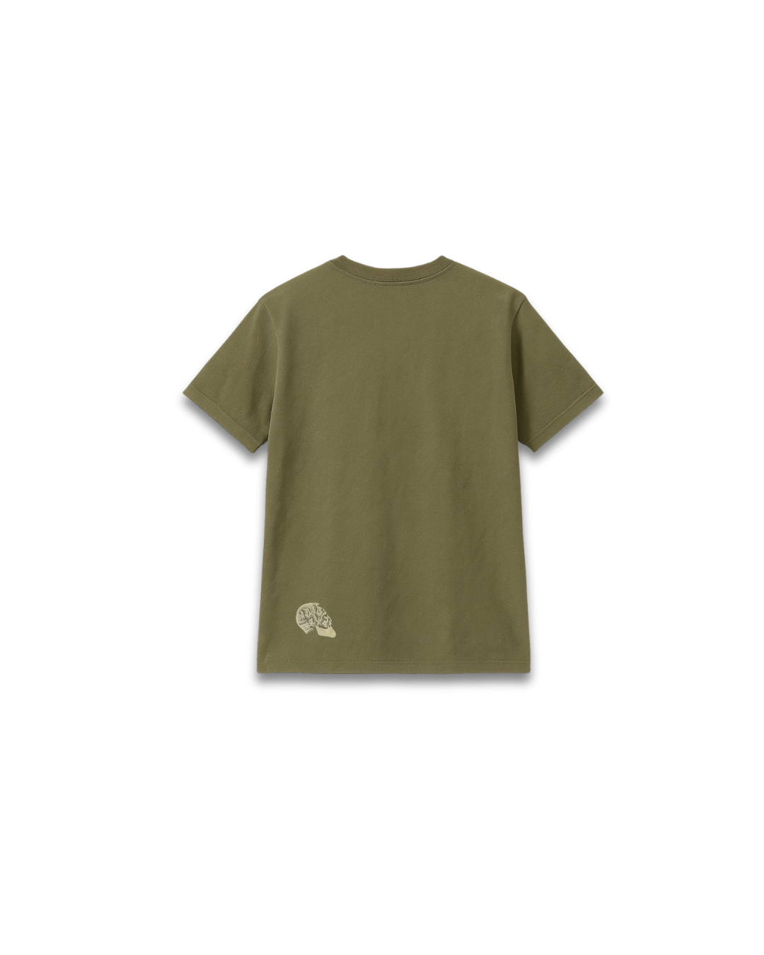 Playera Básica Oversize/ Mono Mexa Verde Militar