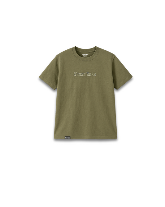 Playera Básica Oversize/ Mono Mexa Verde Militar